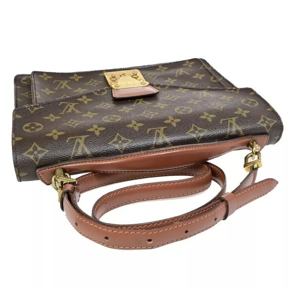 LOUIS VUITTON Monceau 28 2Way Shoulder Hand Bag Monogram Leather - Picture 3 of 16